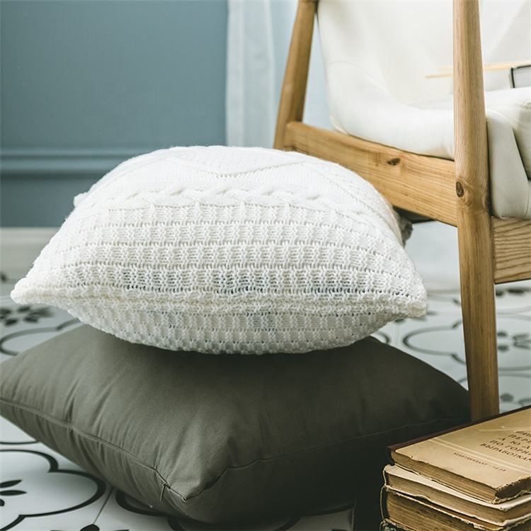 Luxury Knitted Throw Pillow